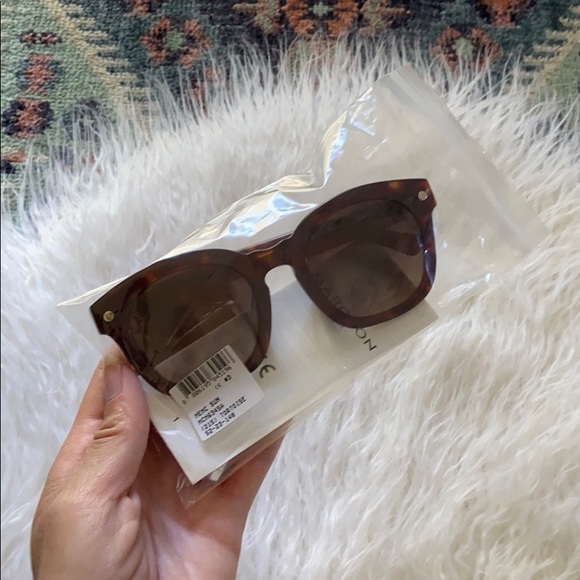 mcm square sunglasses acetate 52 mm tortoise square 100% UV protection unisex - Picture 16 of 16